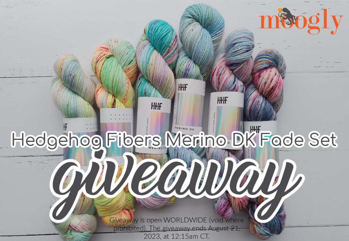 Hedgehog Fibers Merino DK Fade Set Giveaway on Moogly