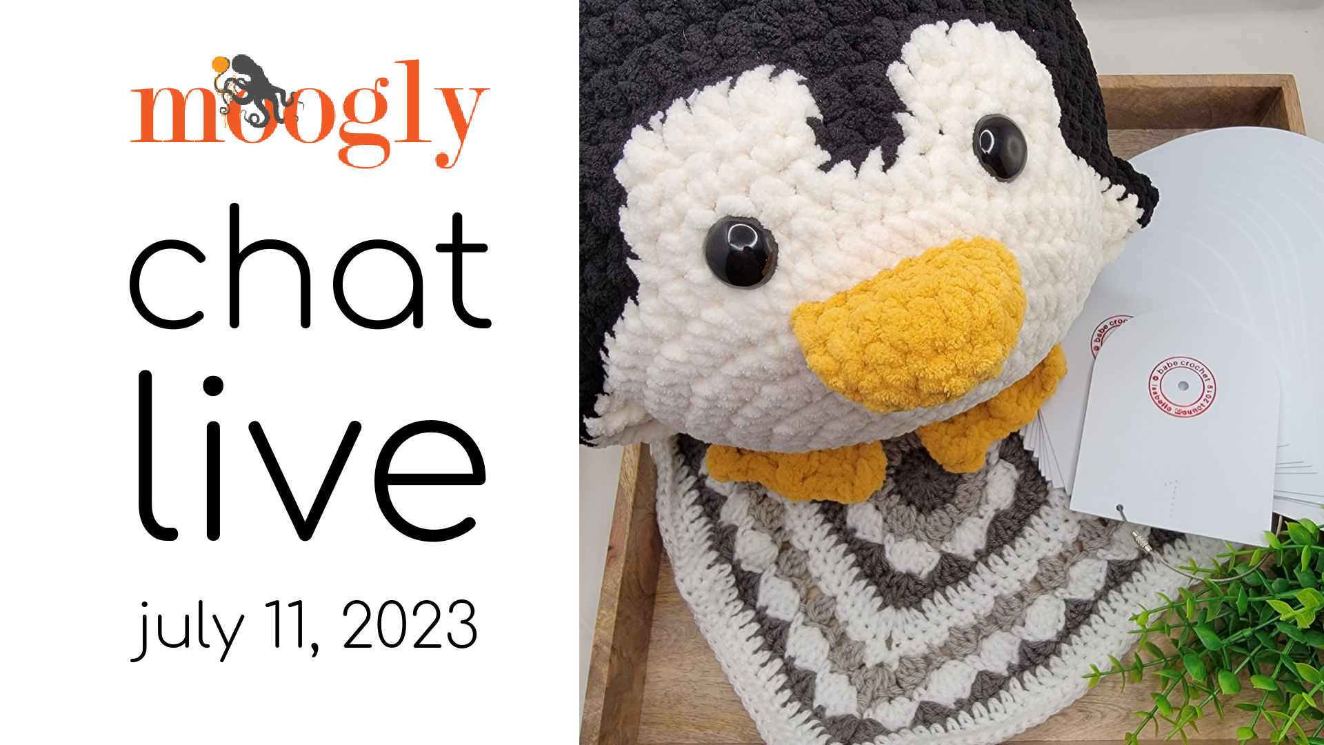 Moogly Crochet and Chat Live