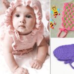 Lovely Crochet Bonnets for Babies