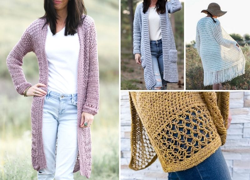 Lacy Cardigan Crochet Pattern – Free Projects and Ideas