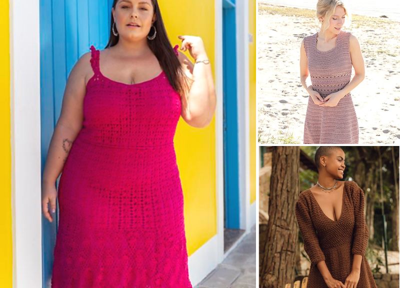 Beautiful Comfy Crochet Dresses – Pattern Center