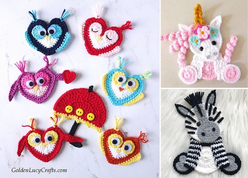 Quick and Easy Crochet Applique Patterns