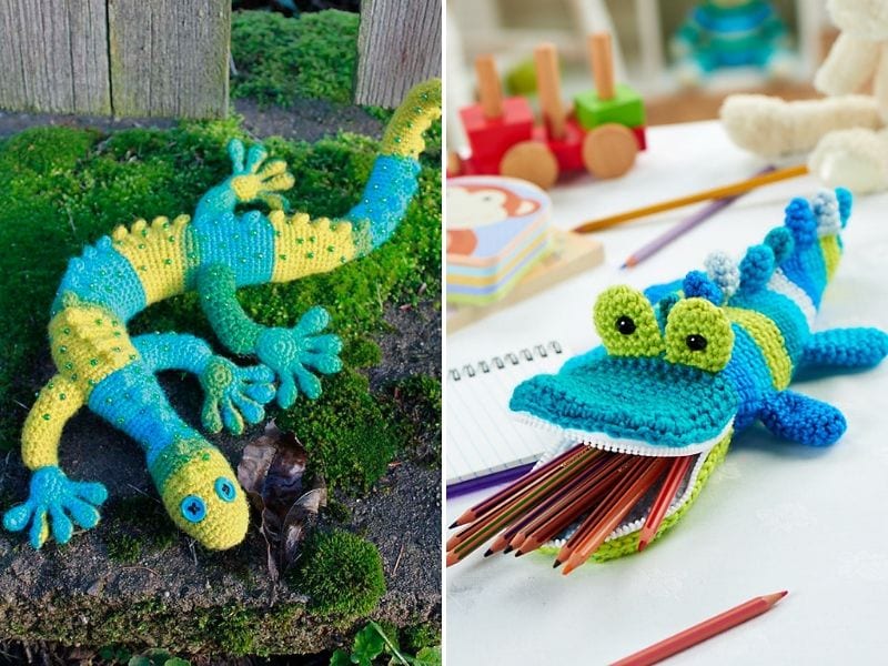 Colorful Reptiles Amigurumi –