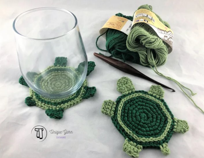 Turtle Coaster Crochet