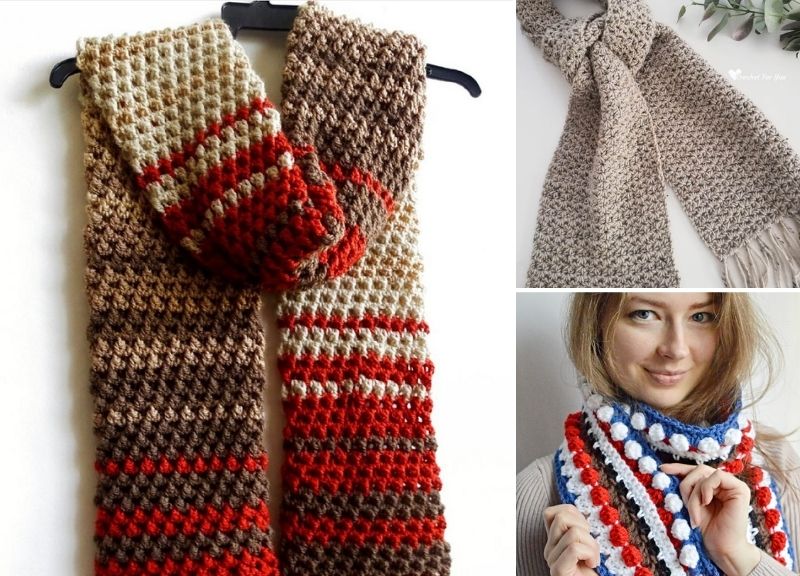 Super Trendy Warm Crochet Scarfs