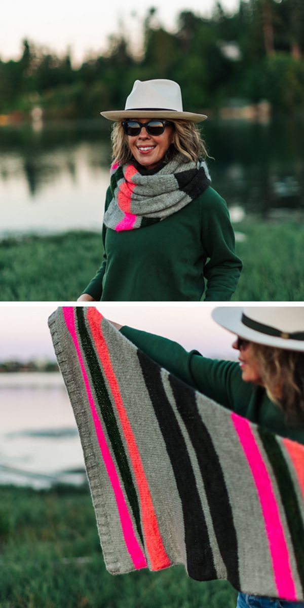 Cozy Knitted Shawls for Midseason Outfits –