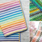 Easy Granny Stripe Blankets with Free Patterns