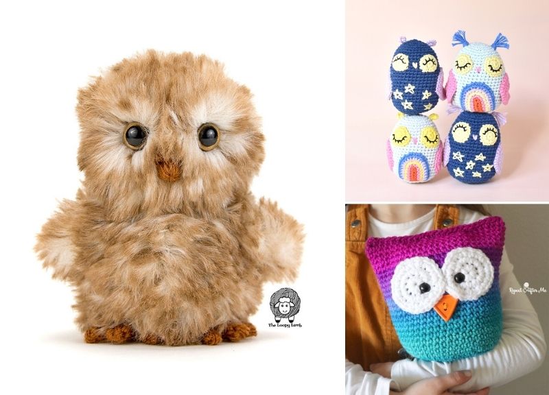 Adorable Crochet Owls – Free Patterns