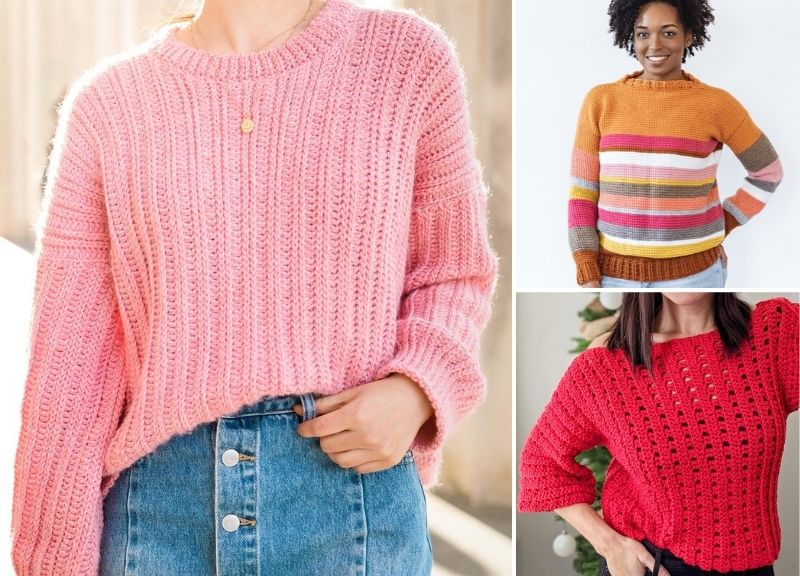 Feminine Cosy Crochet Sweater Ideas