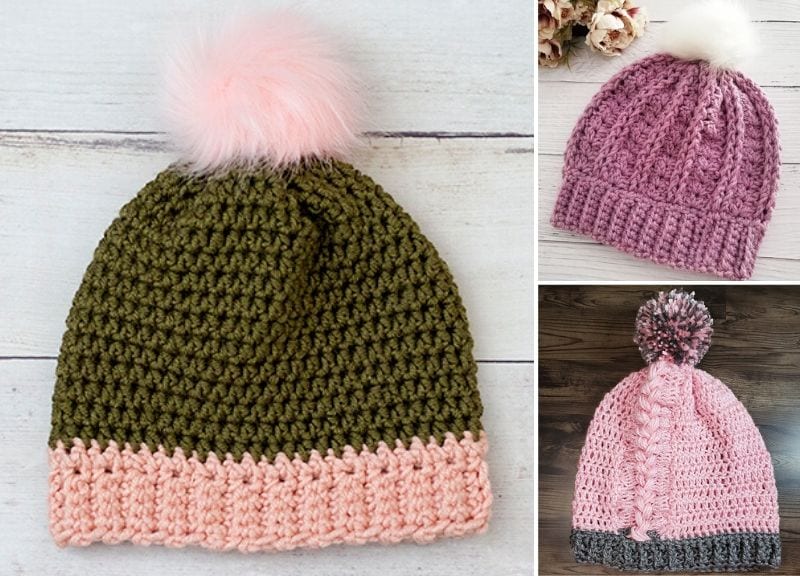 16 Interesting and Fun Crochet Beanies –