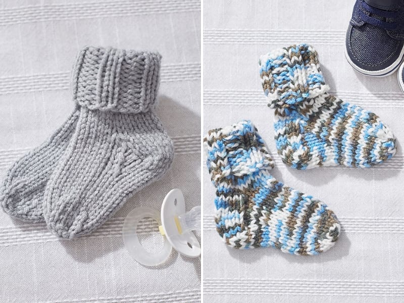 Teeny-Tiny Knitted Socks –