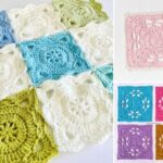 Stunning And Simple Lacy Squares