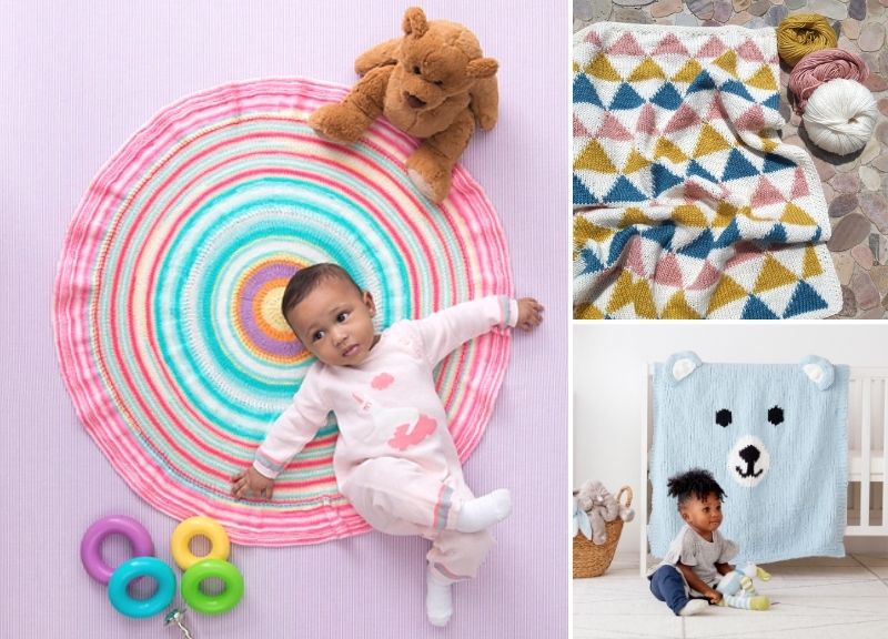 Beautiful Modern Knitted Baby Blankets