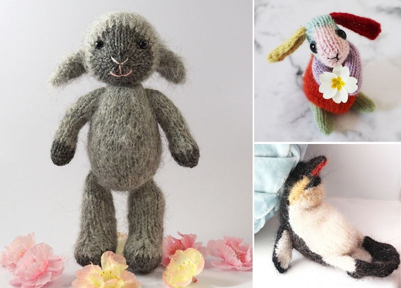 Rabbit Knitting Pattern and Other Animals – Free Patterns