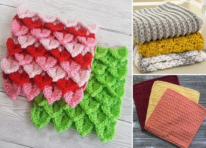 Zero Waste Crochet Dishcloths Ideas