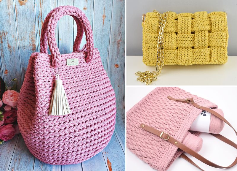 Casual Colorful And Fun Crochet Bags