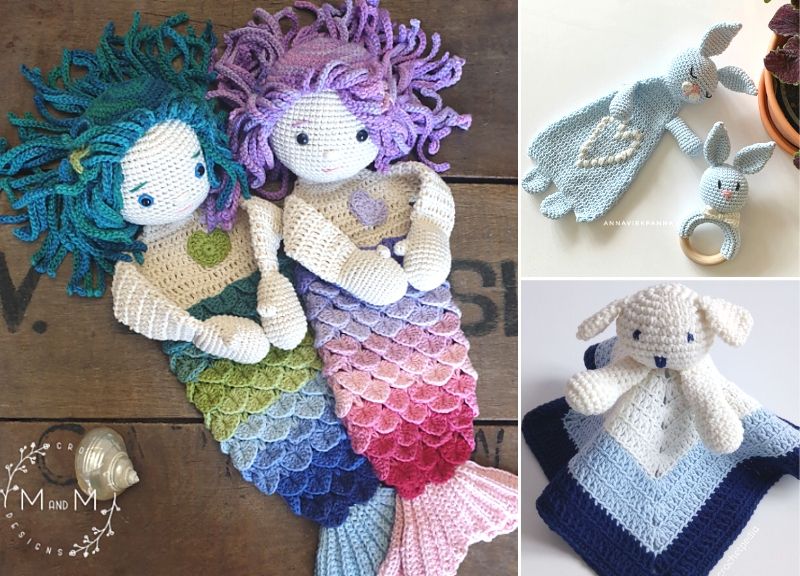 Adorable Soft Baby Crochet Loveys