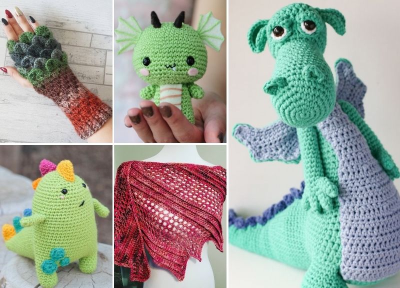 15+ Free Crochet Dragon Patterns