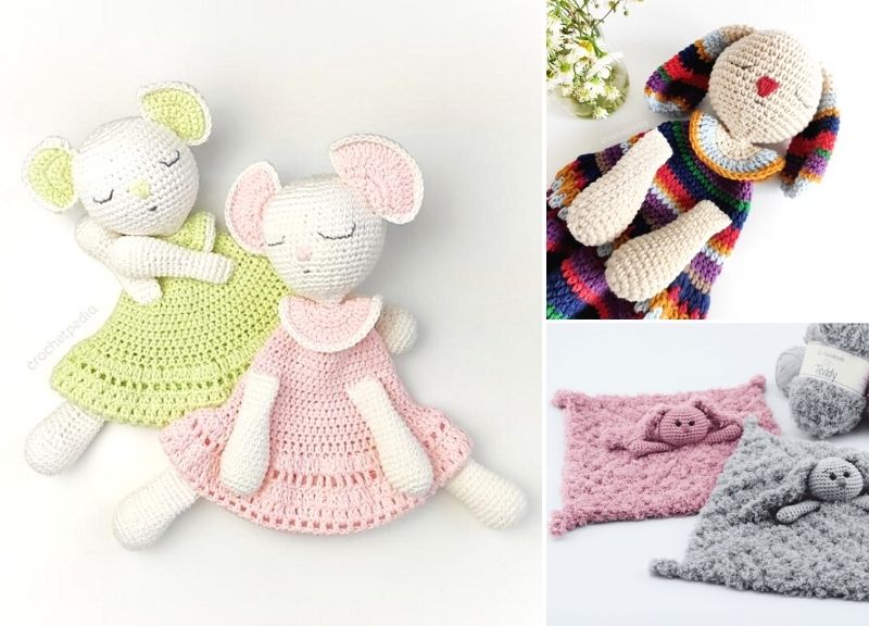 Soft Adorable Crochet Baby Lovey Ideas