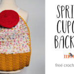 Sprinkle Cupcake Backpack – Free Crochet Pattern on Moogly