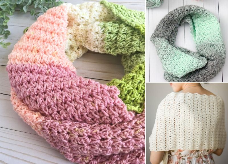 Lovely Feminine Lacy Crochet Shawls
