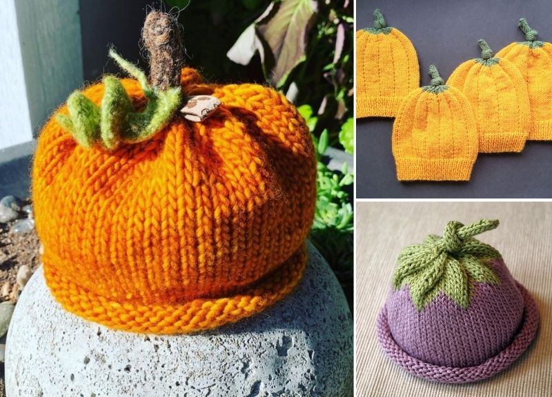 Colorful Knitted Hats For Babies