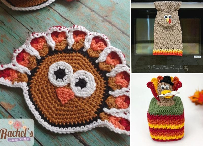 Lovely Crochet Thanksgiving Decor Ideas