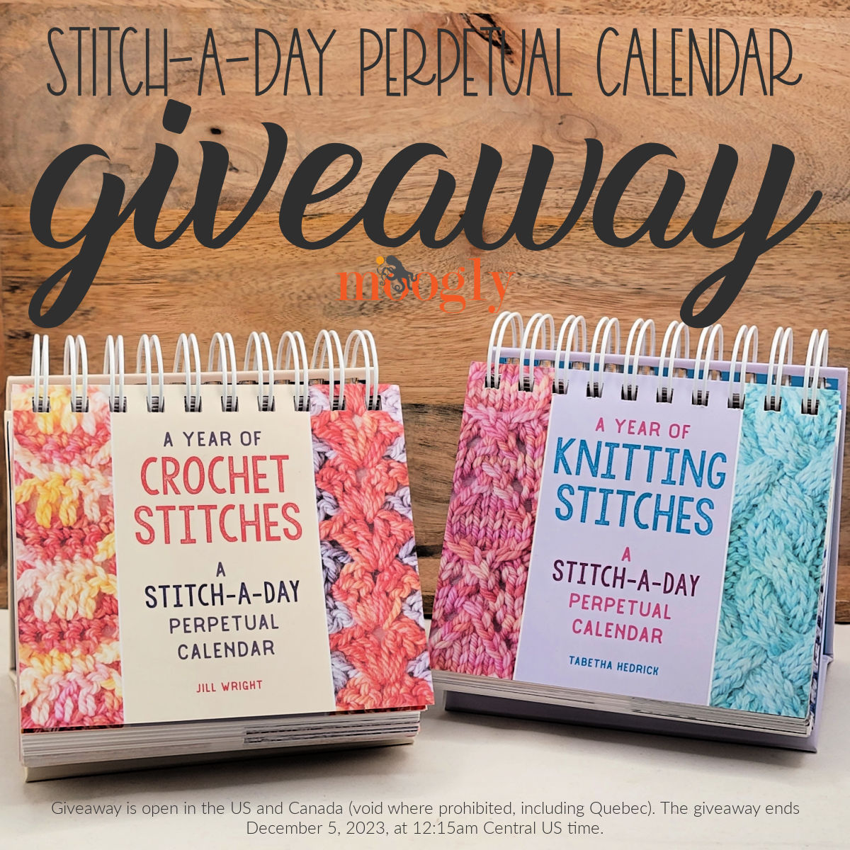 Crochet and Knit Stitch-a-Day Perpetual Calendar Giveaway