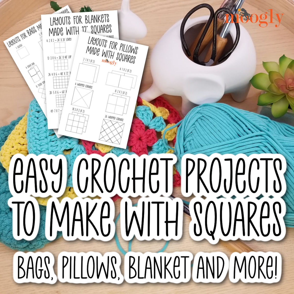 Easy Crochet Projects to Make with Squares