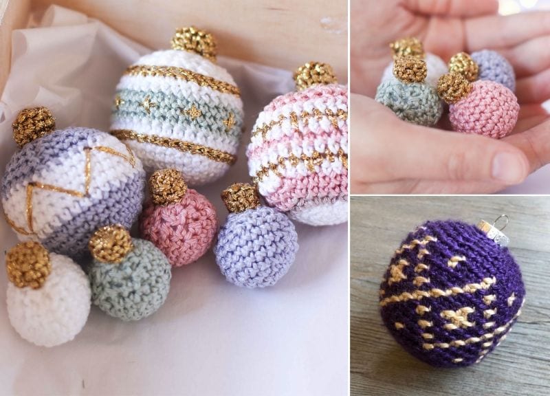 Beautiful Ornament Crochet Baubles