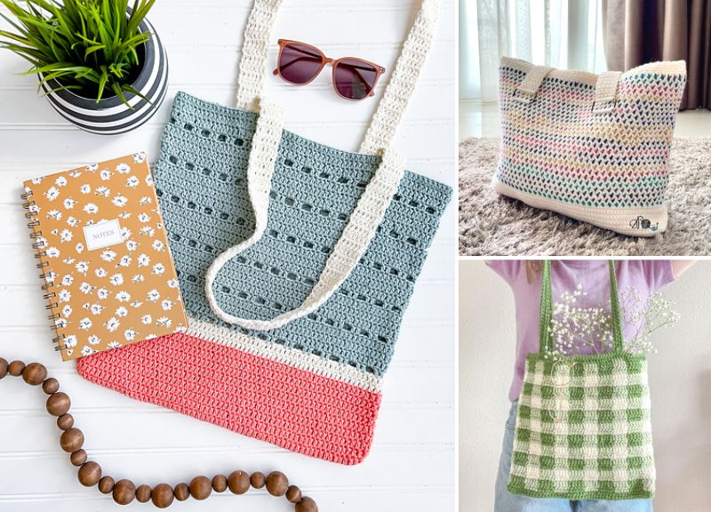 Beautiful Structural Crochet Totes – Pattern Center