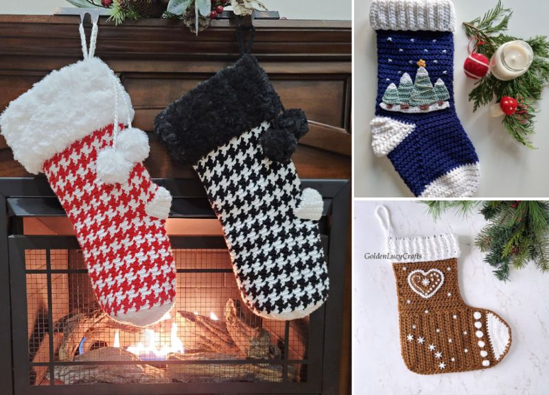 Fun Crochet Christmas Stockings – Pattern Center