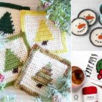 Merry Crochet Winter Coasters Patterns