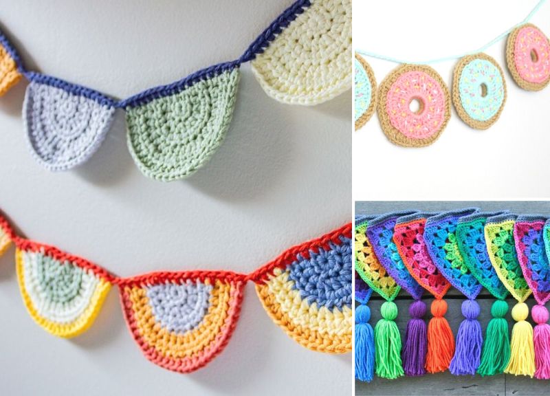 Fun Decorative Crochet Bunting – Pattern Center