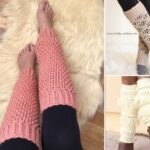 Boho Chic Crochet Leg warmers