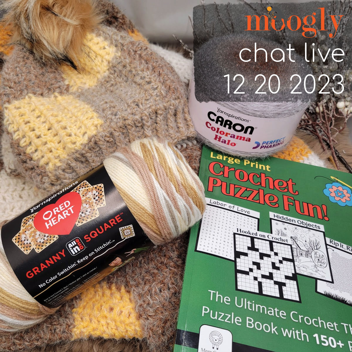 Moogly Crochet and Chat Live – December 20, 2023