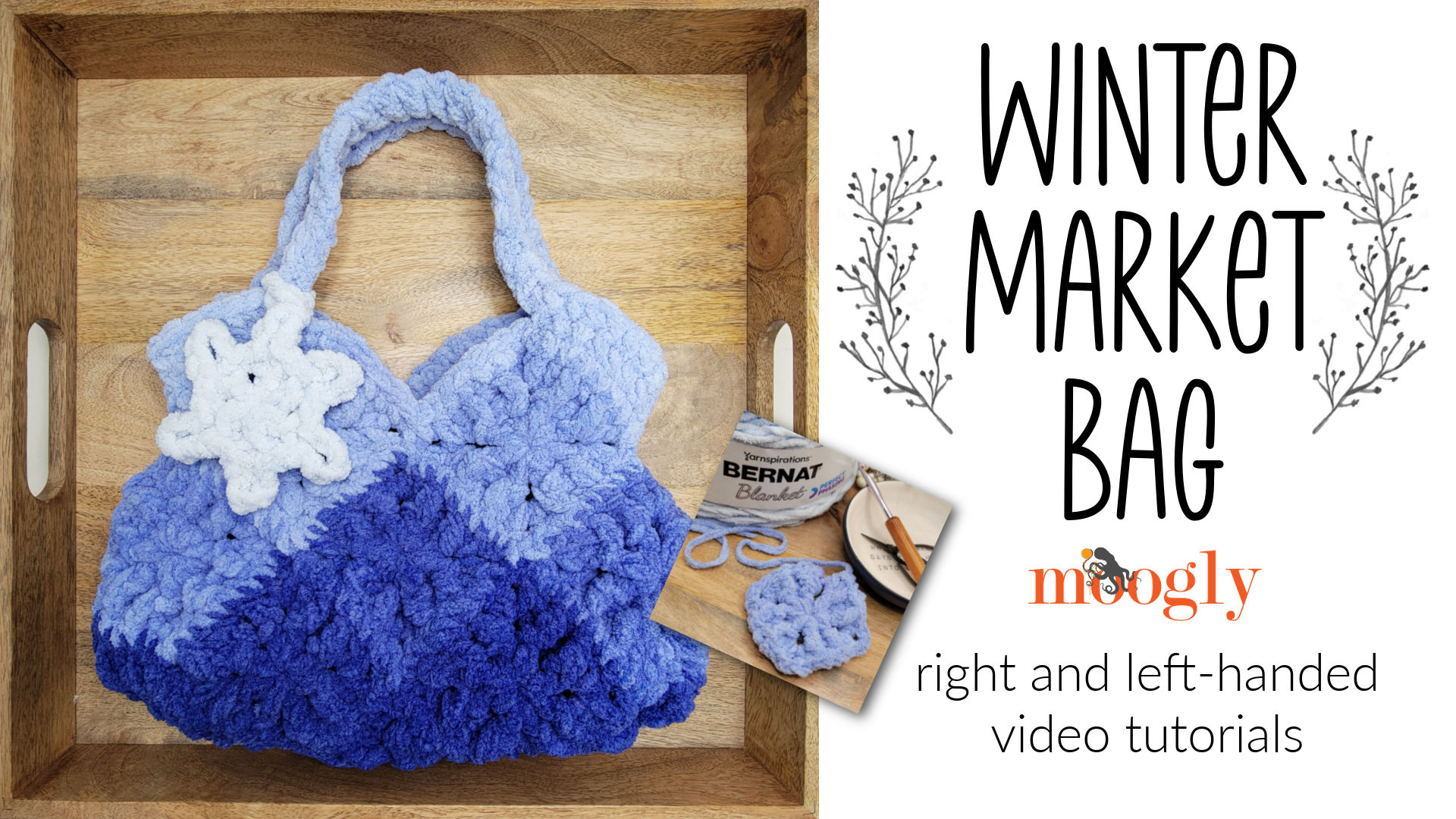 Winter Market Bag Tutorial – Right and Left-Handed on Moogly