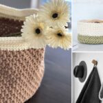 Sweet and Useful Crochet Baskets