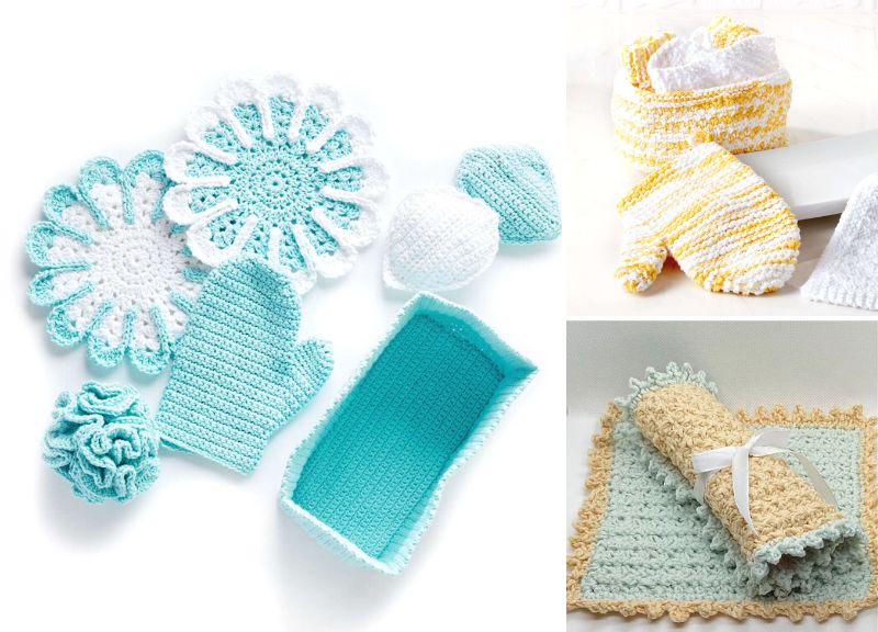 Home Crochet Spa Set Ideas