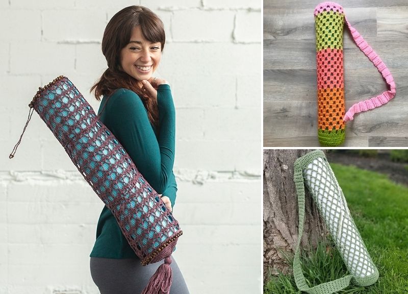 Crochet Yoga Mat Bag Ideas