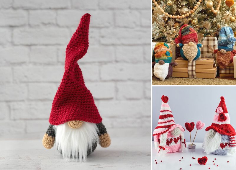 Various Crochet Gnome Amigurumi Ideas with Free Patterns –