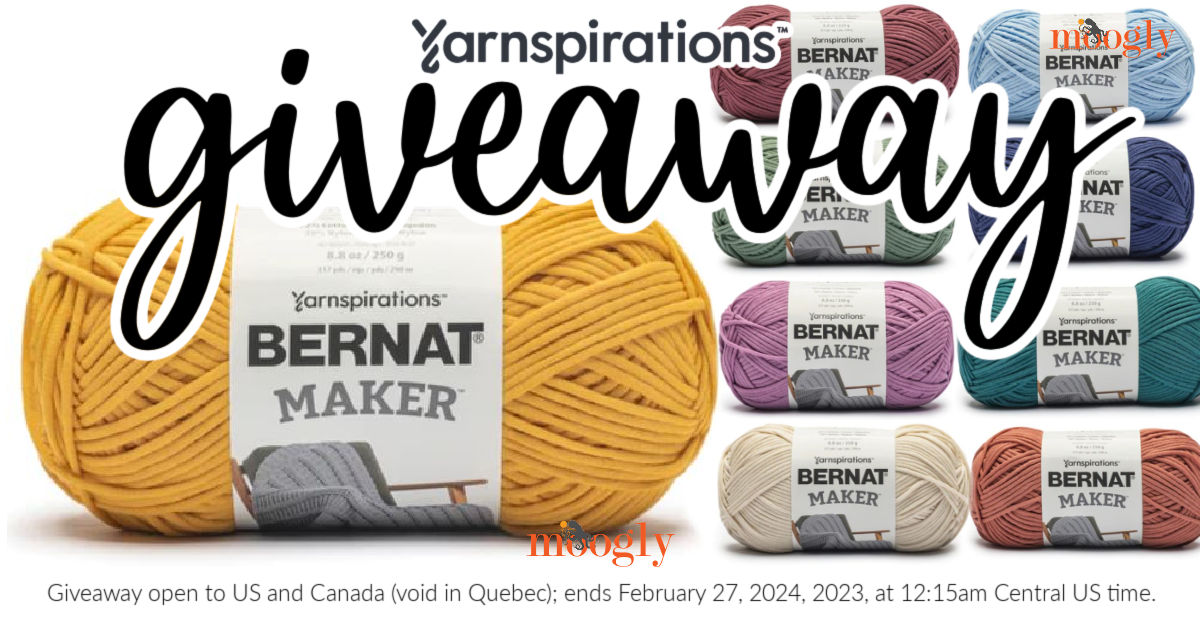 Bernat Maker Yarn Giveaway – Win 4 Skeins on Moogly