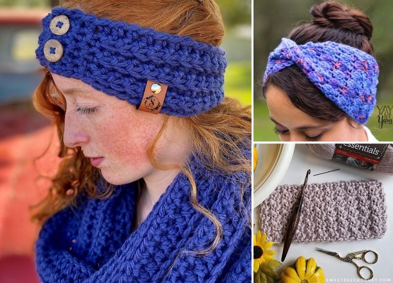 Comfy Crochet Ear Warmers For Cold Days