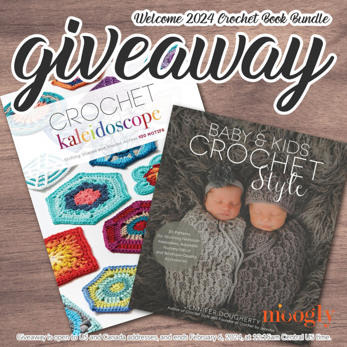 Welcome 2024 Crochet Book Bundle Giveaway