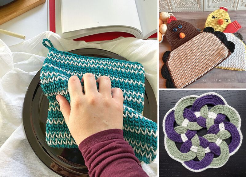 Practical Crochet Hot Pads for Safety and Kitchen Chic Look –