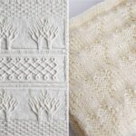 White Knitted Baby Blankets –