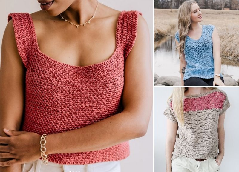 Comfortable and Flattering Free Crochet Top Patterns