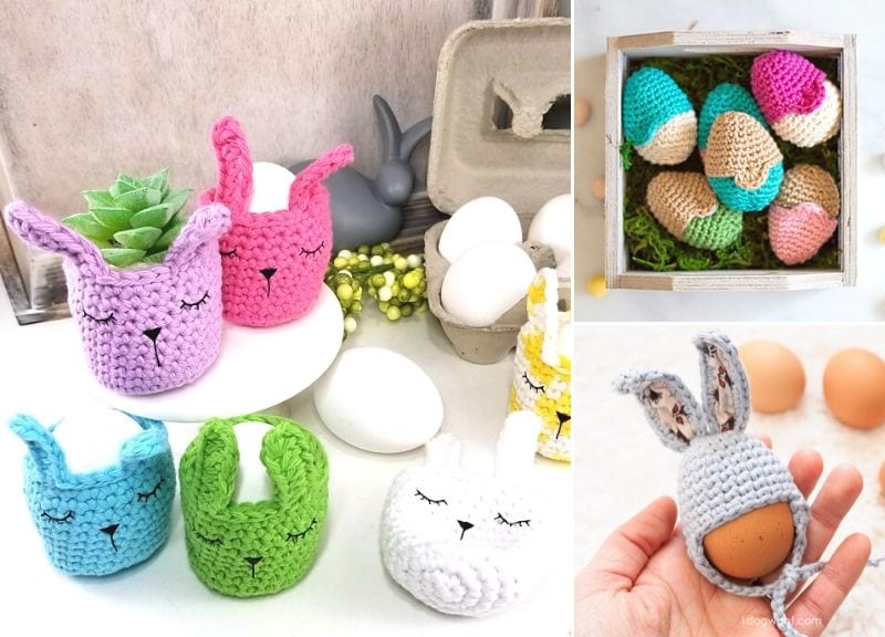 Lovely Colorful Crochet Easter Eggs