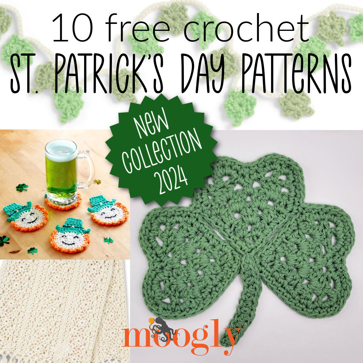 Sláinte! It’s 10 Free Crochet Patterns for St. Patrick’s Day!