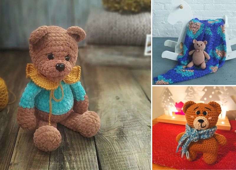 Sweet Teddy Bear Crochet Patterns for Gifting and Decoration –